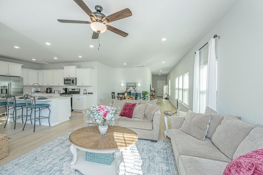 Furnished interior view inside a new home in Horizons at Summers Corner | 55+: The Cottages, Summerville (Image 12).