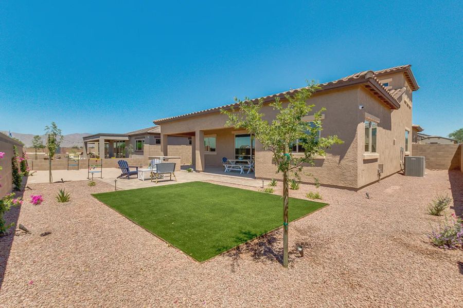 Representative exterior details of a home built from the Diamond by Elliott Homes in Forté at Granite Vista, Waddell (Image 3).