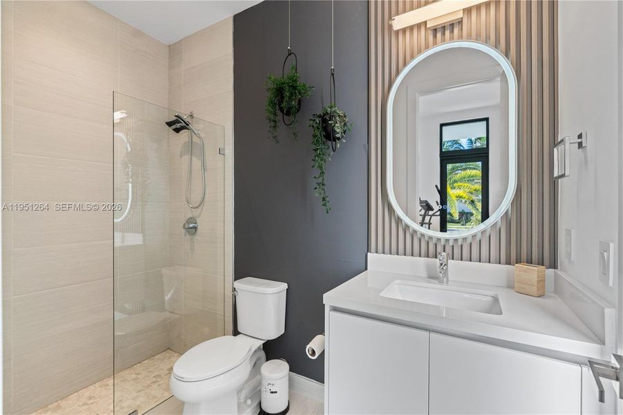 Furnished interior view inside a new home in , Weston (Image 59).