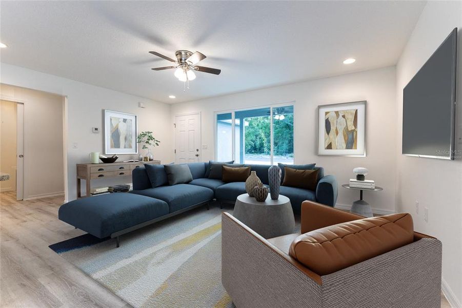 Furnished interior view inside a new home in , Dunnellon (Image 17). Furnished interior view inside a new home in , Dunnellon (Image 17).