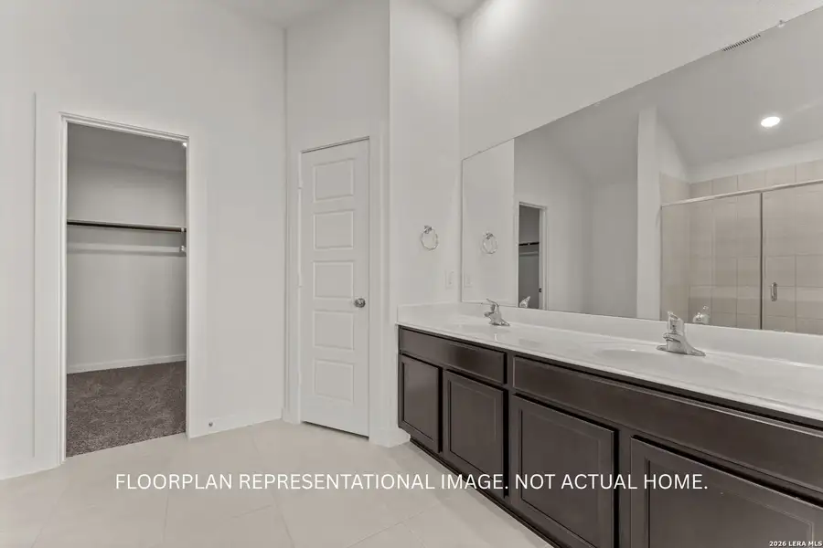 Furnished interior view inside a new home in Greenspoint Heights, Seguin (Image 4).