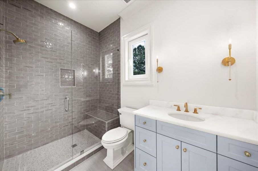 Furnished interior view inside a new home in , Canton (Image 57).