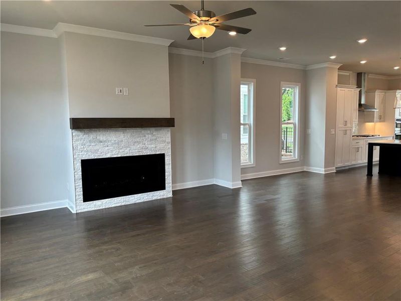 Spacious, unfurnished interior of a new home in Brackley Single Family, Cumming (Image 35).