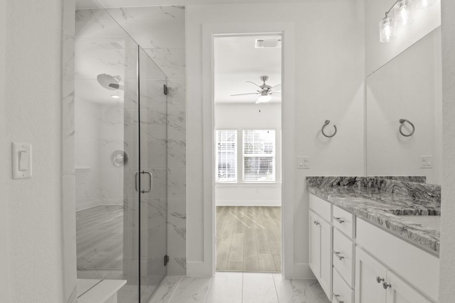 Furnished interior view inside a new home in Easton Park, Austin (Image 19).
