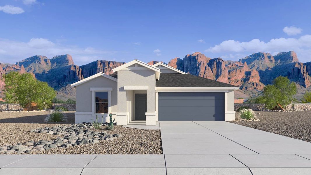 Representative exterior photo of a completed home built from the Caden by D.R. Horton in Elena Trails, Maricopa, AZ (Image 21).