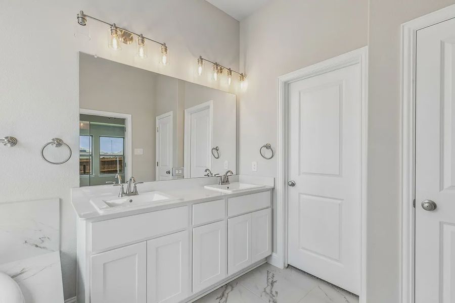 Furnished interior view inside a new home in Summer Crest, Fort Worth (Image 12).