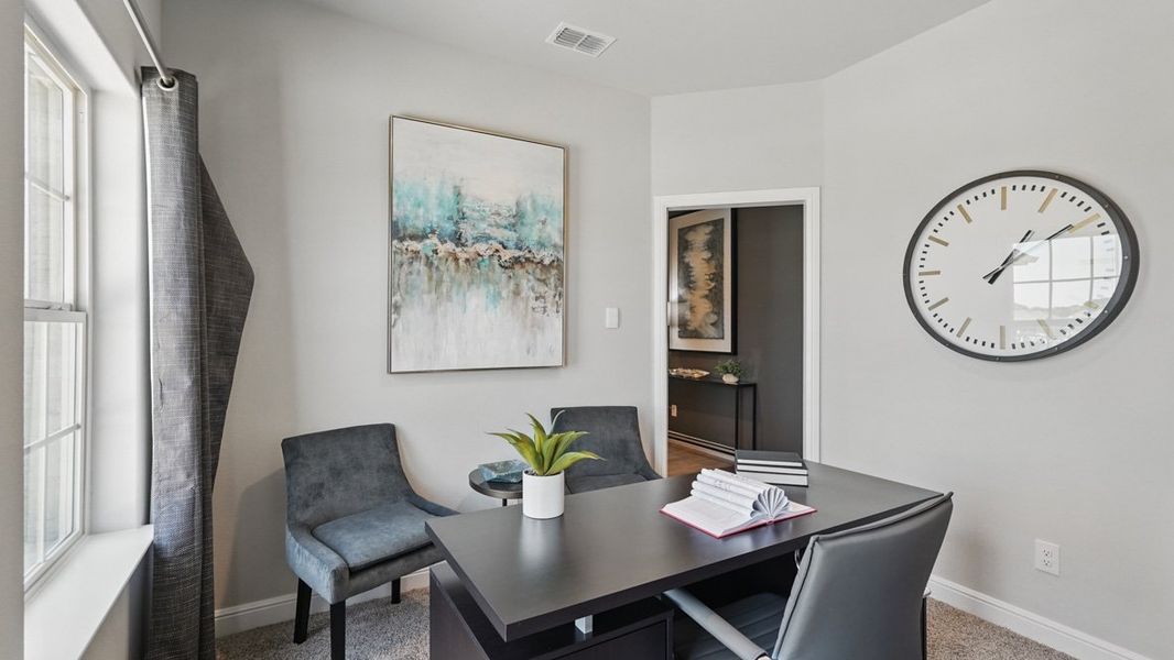Furnished interior view inside a new home in Eden Ranch, Arlington (Image 38).
