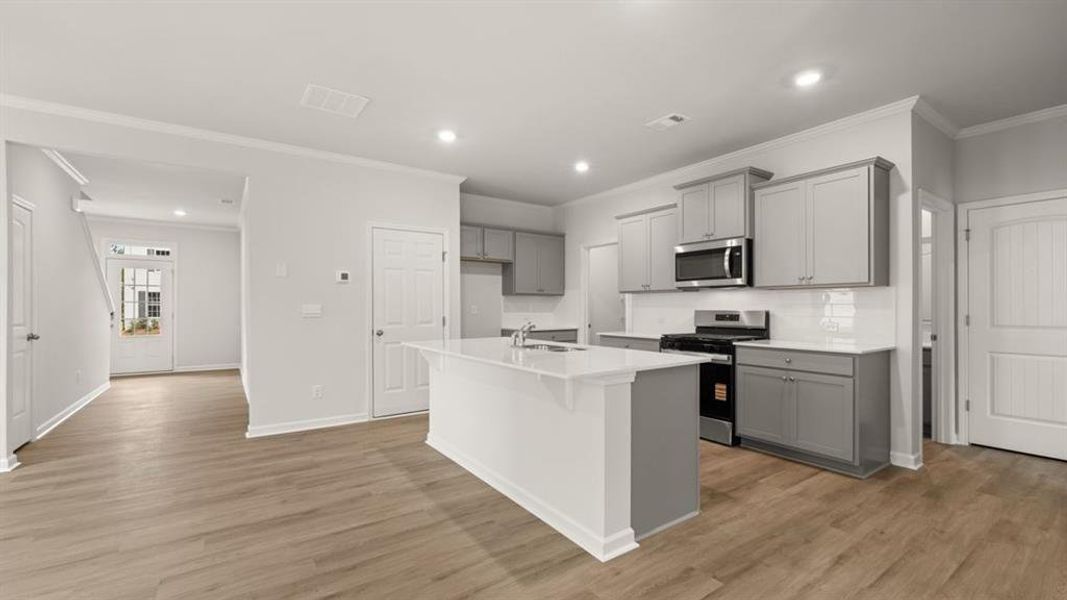 Furnished interior view inside a new home in Braselton Village, Braselton (Image 5).