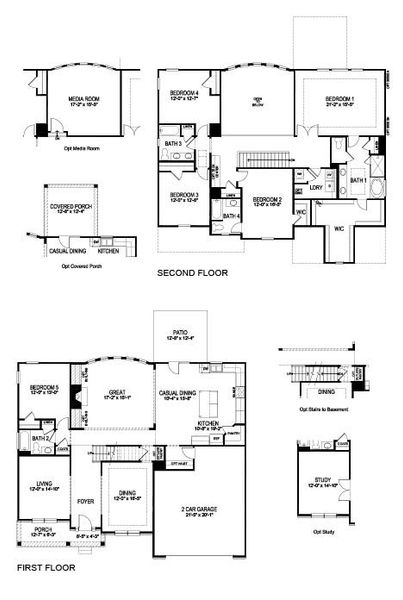 2D floor plan layout for the EDINBURGH by D.R. Horton in Thalley Creek Estates, Cumming, GA (Image 3). 2D floor plan layout for the EDINBURGH by D.R. Horton in Thalley Creek Estates, Cumming, GA (Image 3).