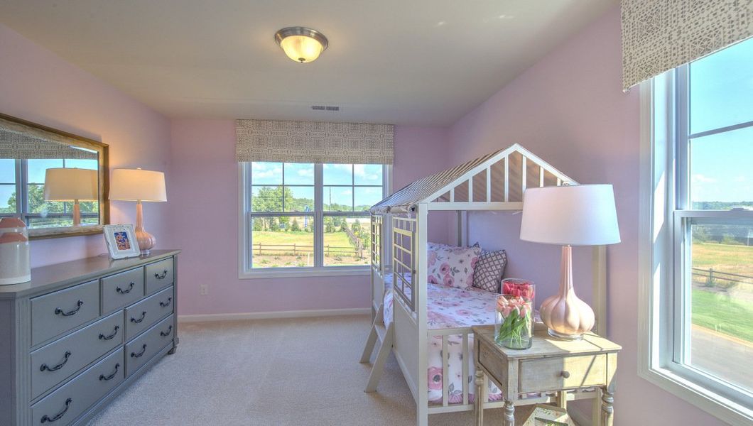 Furnished interior view inside a new home in Reserve at Tap Root Farms, Fletcher (Image 51).