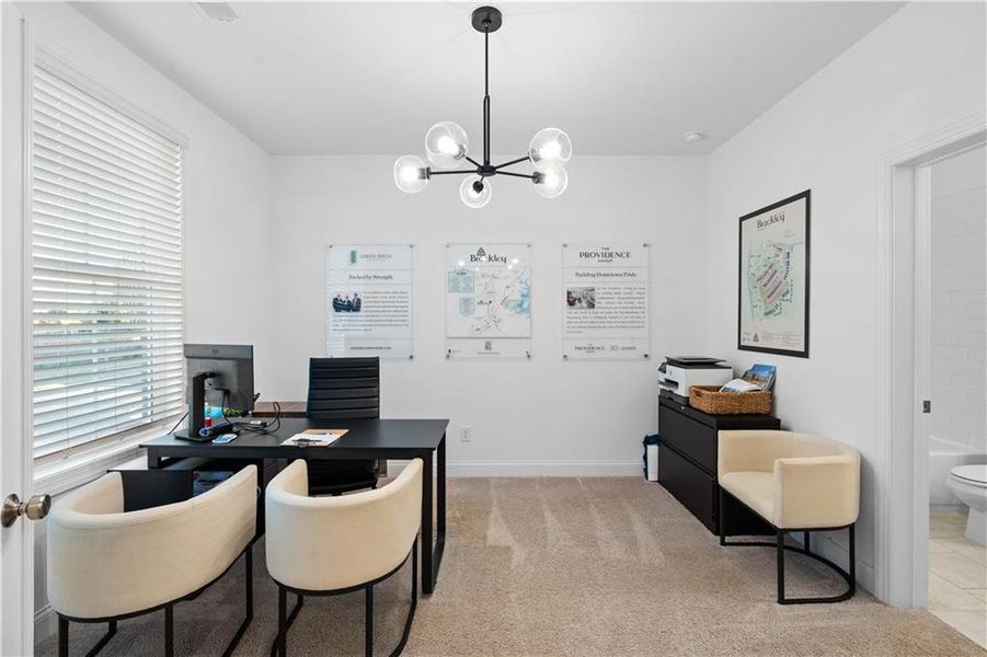 Furnished interior view inside a new home in Brackley Townhomes, Cumming (Image 49). Furnished interior view inside a new home in Brackley Townhomes, Cumming (Image 49).