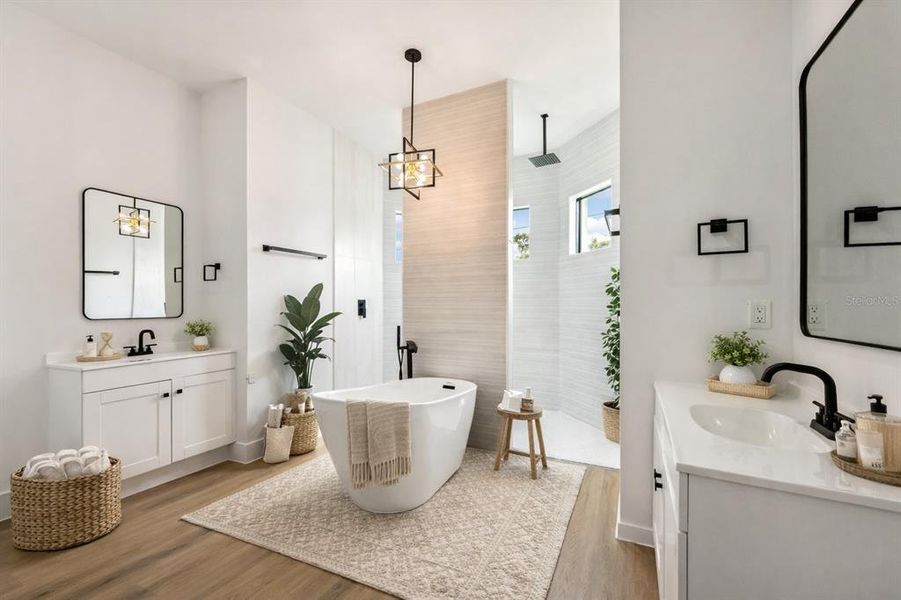 Furnished interior view inside a new home in , North Port (Image 11).