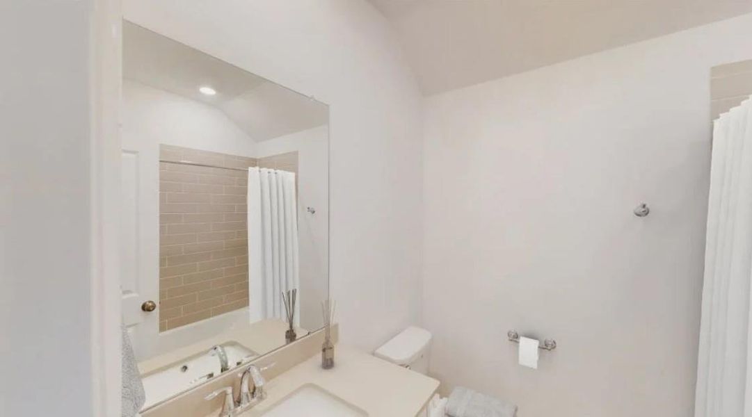Furnished interior view inside a new home in Samara, League City (Image 14).