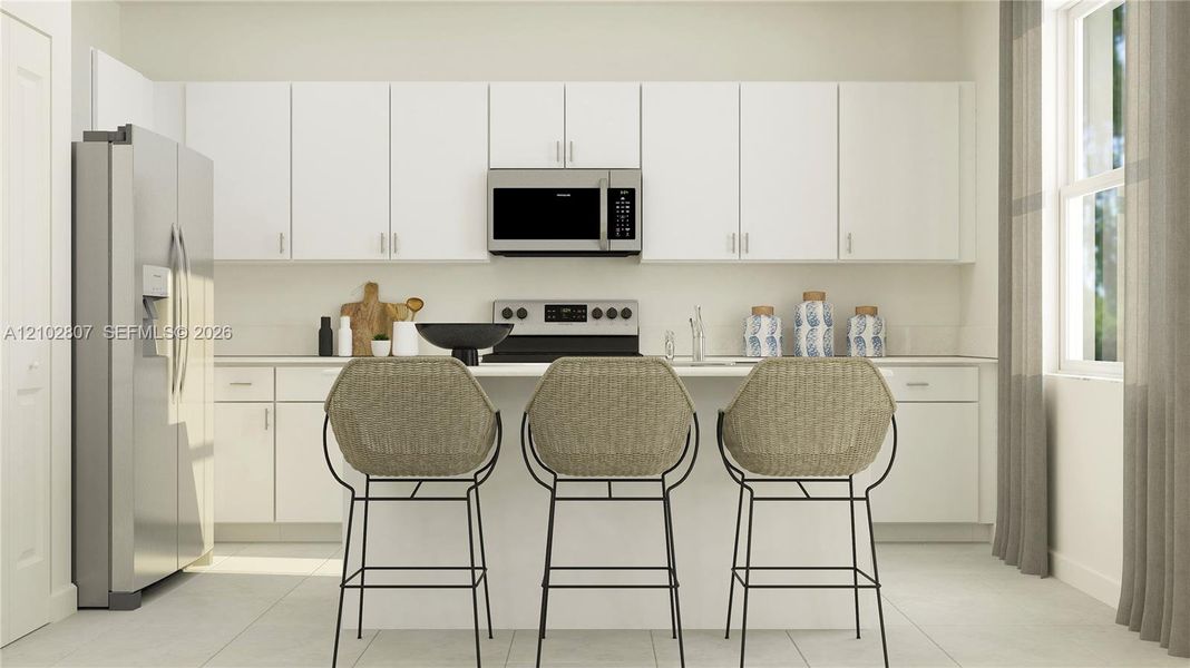 Furnished interior view inside a new home in Altamira, Homestead (Image 8). Furnished interior view inside a new home in Altamira, Homestead (Image 8).