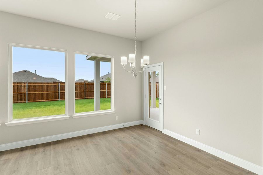 Representative unfurnished interior of a home built from the Bluebonnet by Kindred Homes in Dominion Park, Waxahachie (Image 25).