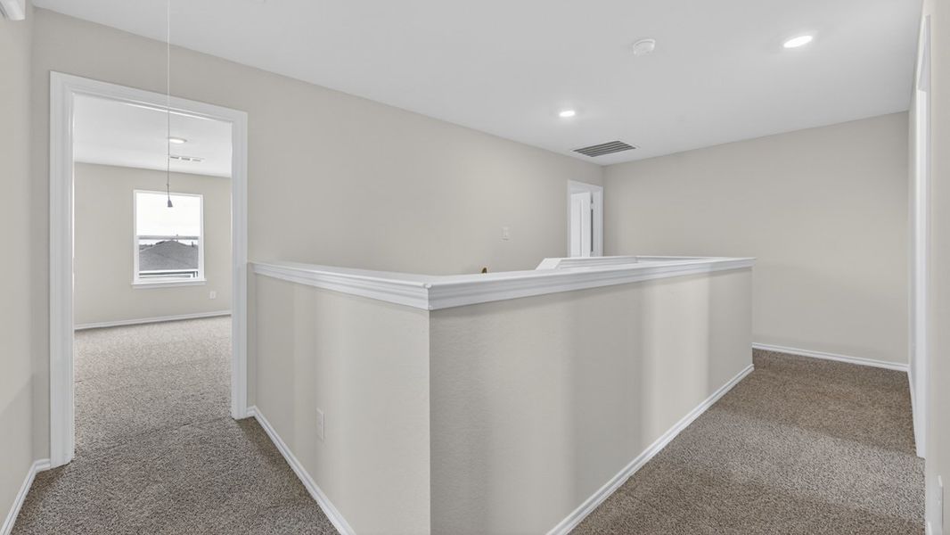Representative unfurnished interior of a home built from the Franklin by D.R. Horton in The Hills of Sherman, Sherman (Image 13).