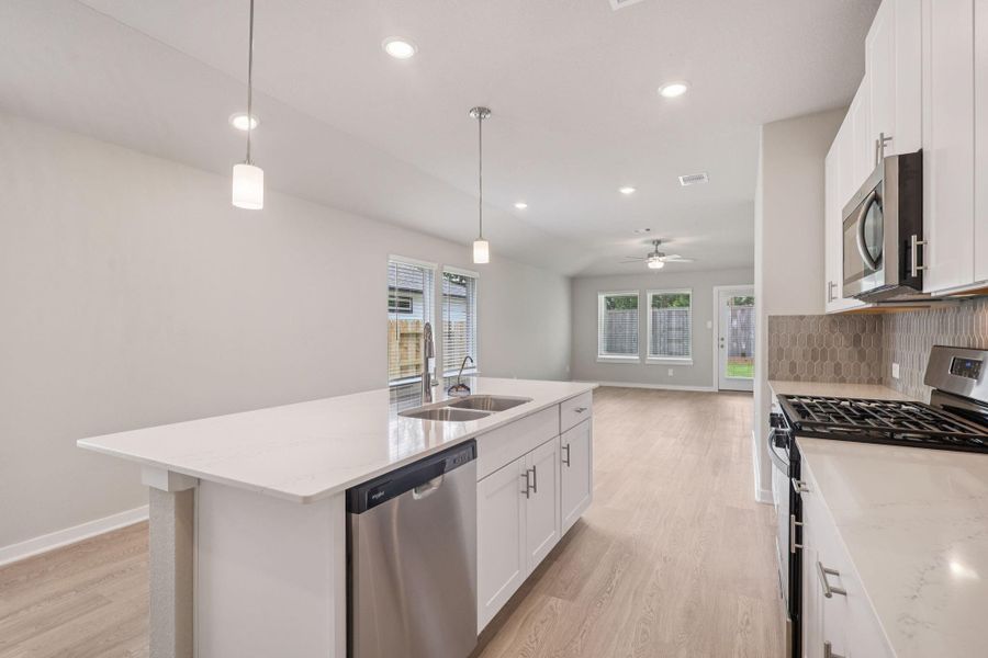 Photo is not of the actual home, but is an inspirational photo of builder’s model home and may depict options, furnishings, and/or decorator features that are not included