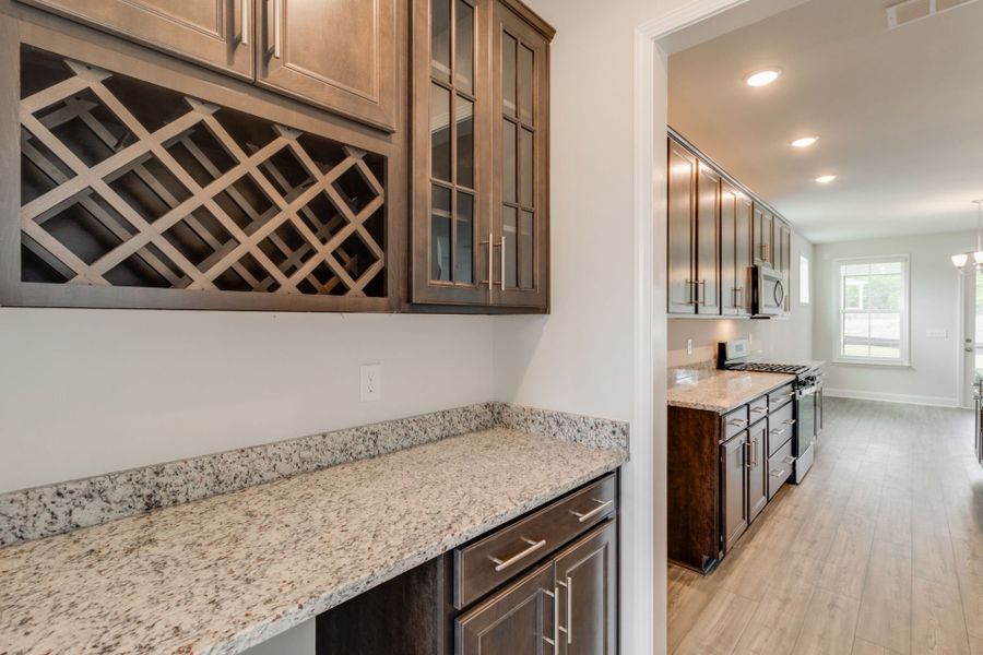 Display fine wine in  the Butler's pantry