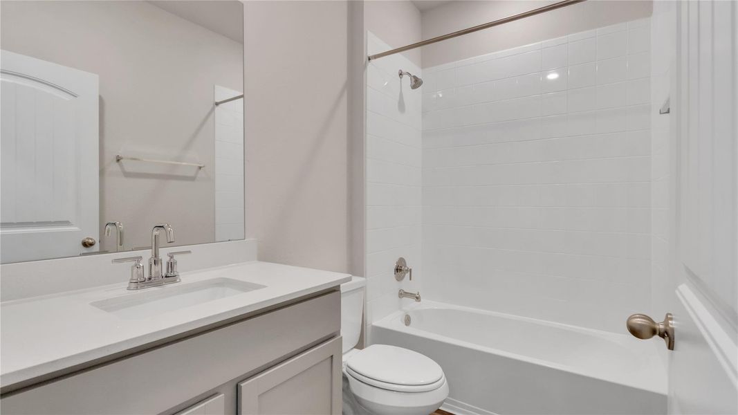 Furnished interior view inside a new home in Carillon, Manor (Image 4).