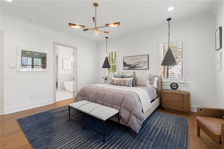 Furnished interior view inside a new home in , Marietta (Image 22). Furnished interior view inside a new home in , Marietta (Image 22).