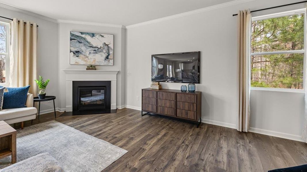 Furnished interior view inside a new home in Lost Creek, Dallas (Image 4).