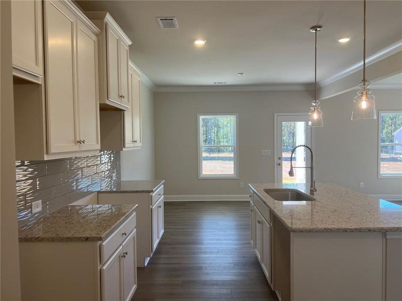 Furnished interior view inside a new home in Crofton Place Enclave, Snellville (Image 5).