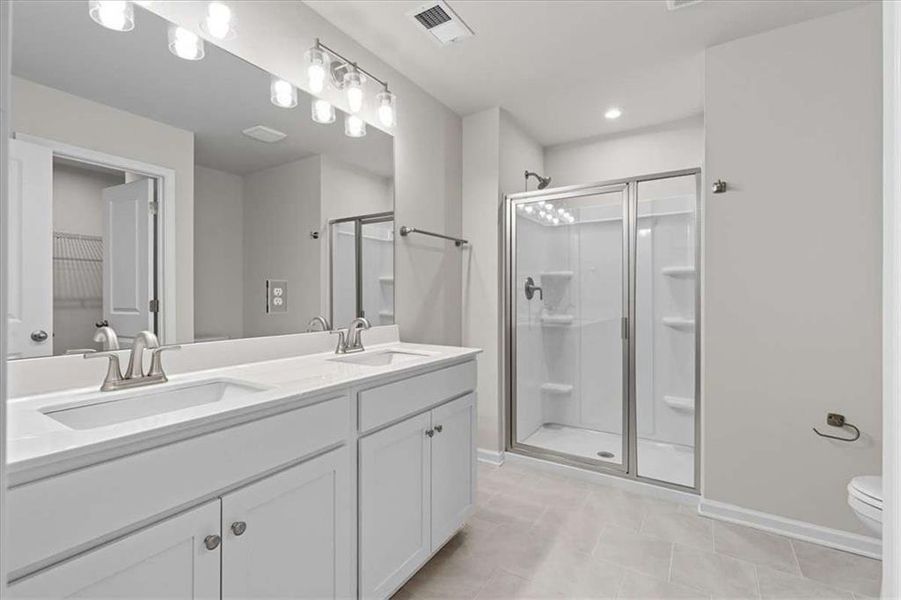 Furnished interior view inside a new home in Park Center Pointe, Austell (Image 6).