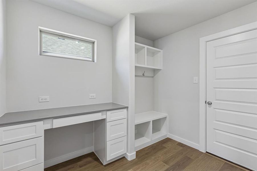 Home Management Center in the Harrison home plan by Trophy Signature Homes – REPRESENTATIVE PHOTO