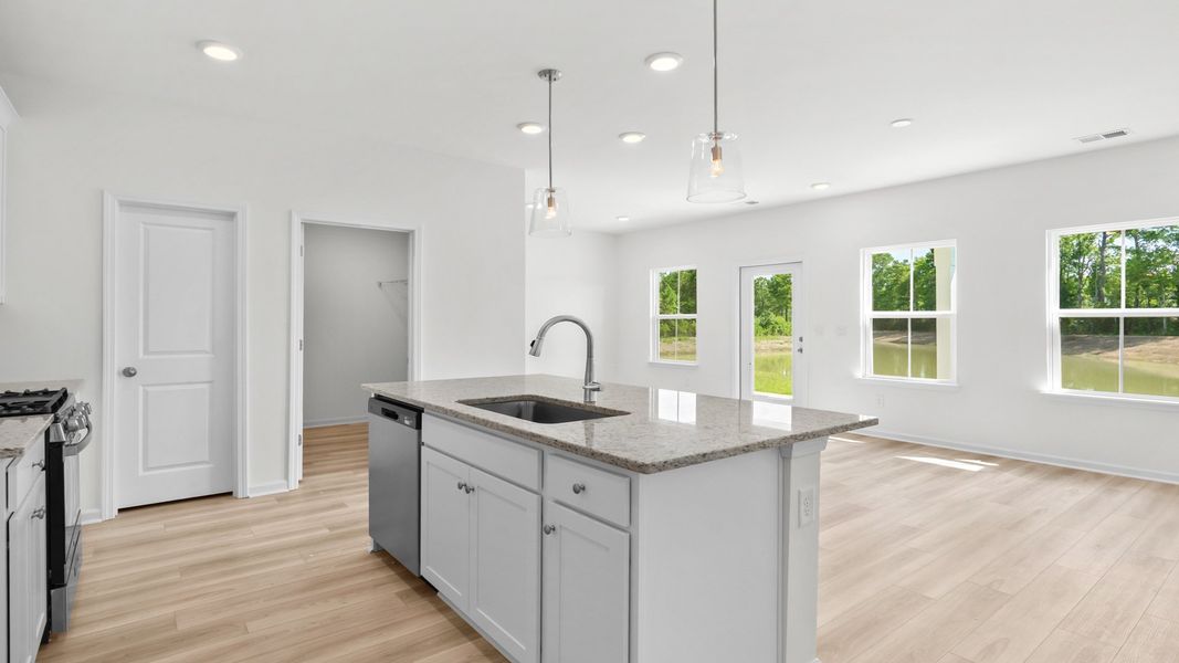 Representative furnished interior of a home built from the Boynton III by DRB Homes in Chestnut Farms, Longs (Image 11).