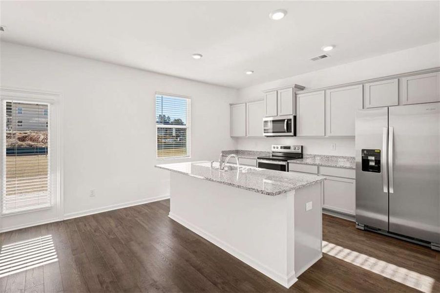 Furnished interior view inside a new home in Brooks Village, Dacula (Image 17).