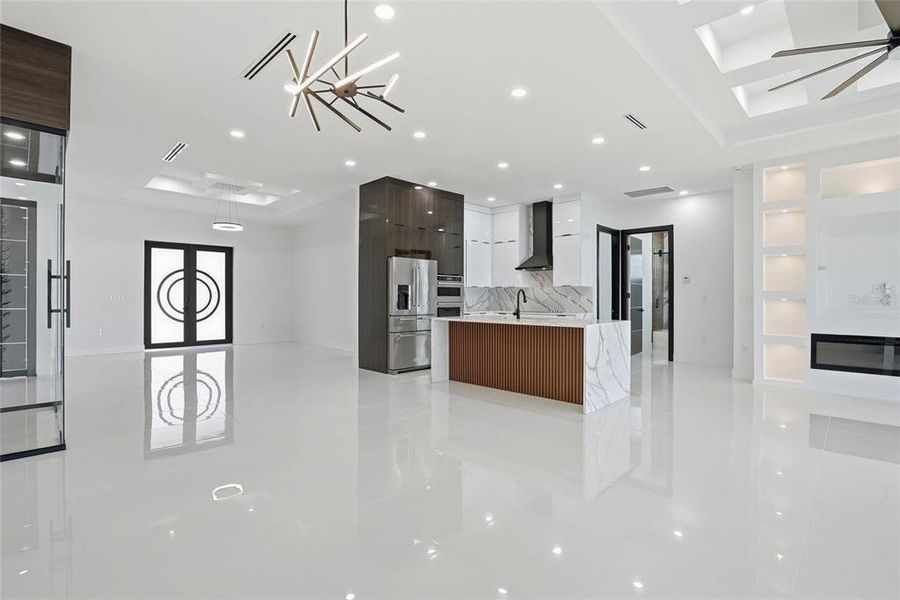 Furnished interior view inside a new home in , Tampa (Image 11).