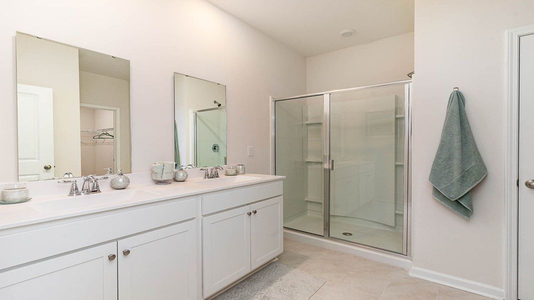Furnished interior view inside a new home in The Bluffs at Mill Creek, Florence (Image 8). Furnished interior view inside a new home in The Bluffs at Mill Creek, Florence (Image 8).