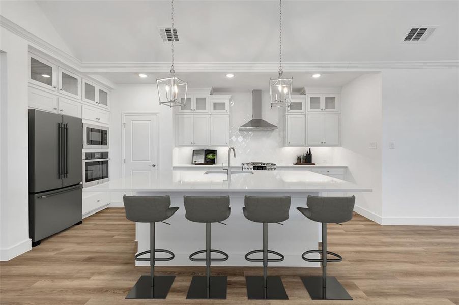 Furnished interior view inside a new home in Creekshaw, Royse City (Image 15).