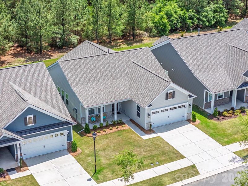 Front exterior of a new home in Esplanade at Northgate, Indian Trail, NC, highlighting curb appeal (Image 26).