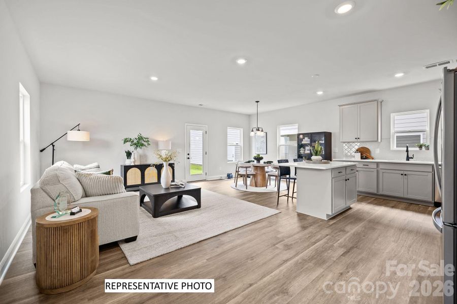 Furnished interior view inside a new home in Arbor Village, Matthews (Image 8).