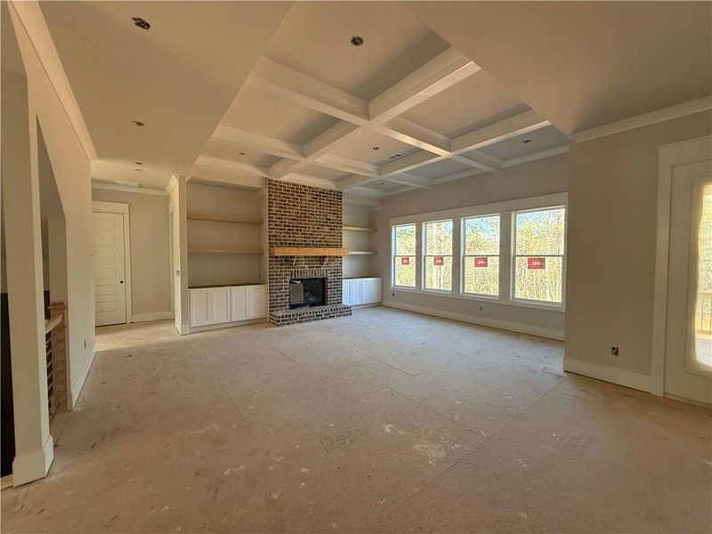 In-progress construction of a new home in , Hoschton, GA (Image 39).