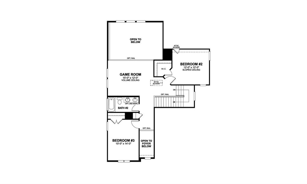 2D floor plan layout of this home in Cedar Brook, Leander, TX (Image 1). 2D floor plan layout of this home in Cedar Brook, Leander, TX (Image 1).