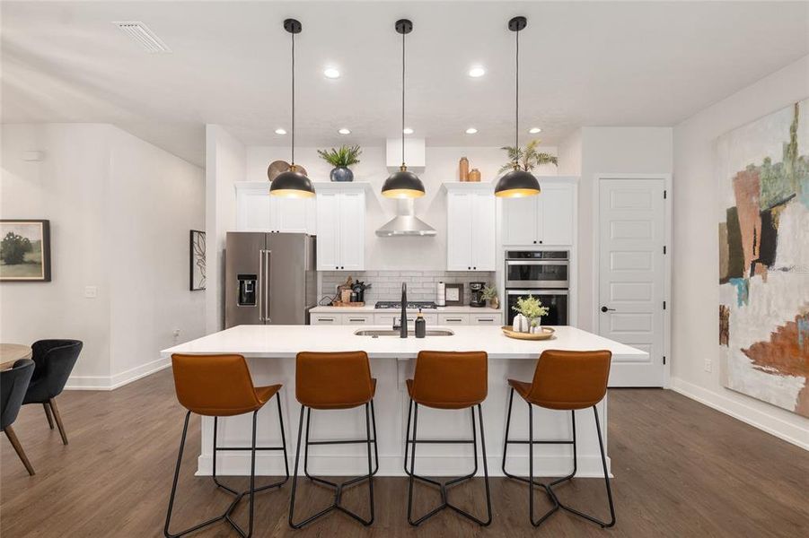 Furnished interior view inside a new home in Fairway Pointe at West End, Newberry (Image 46).