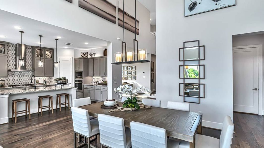 Furnished interior view inside a new home in Avalon at Cypress, Cypress (Image 28).