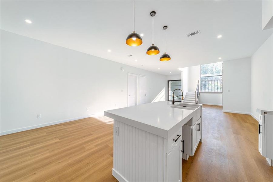 Furnished interior view inside a new home in , Dallas (Image 7).