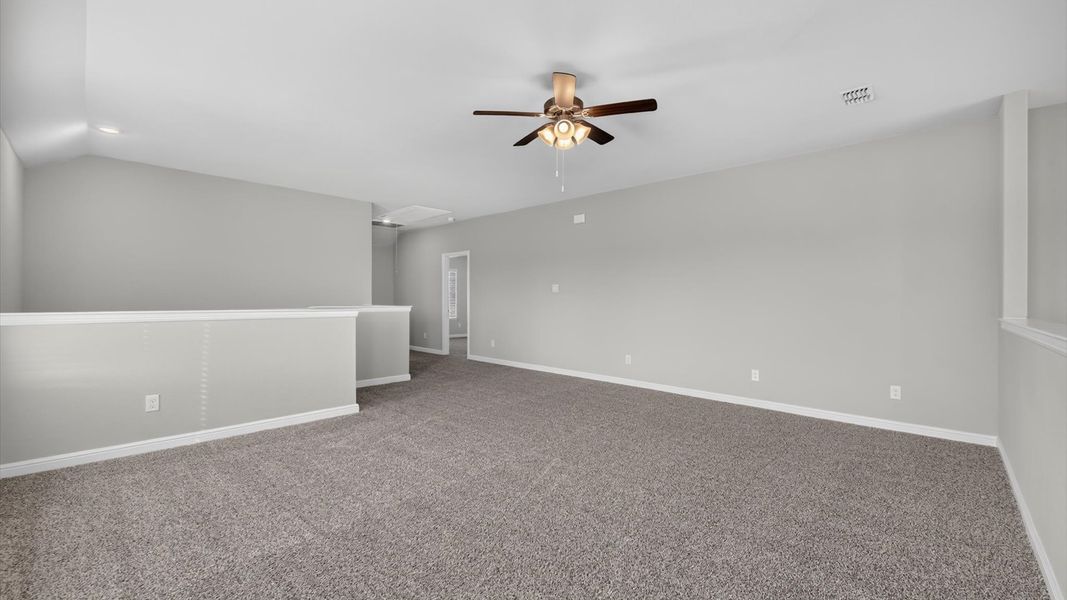 Representative unfurnished interior of a home built from the Juniper by D.R. Horton in Morningstar, Aledo (Image 30). Representative unfurnished interior of a home built from the Juniper by D.R. Horton in Morningstar, Aledo (Image 30).