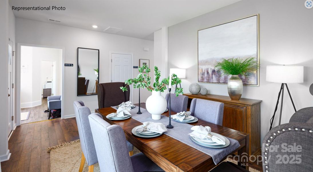 Furnished interior view inside a new home in Brinkley Ridge, Kings Mountain (Image 15).