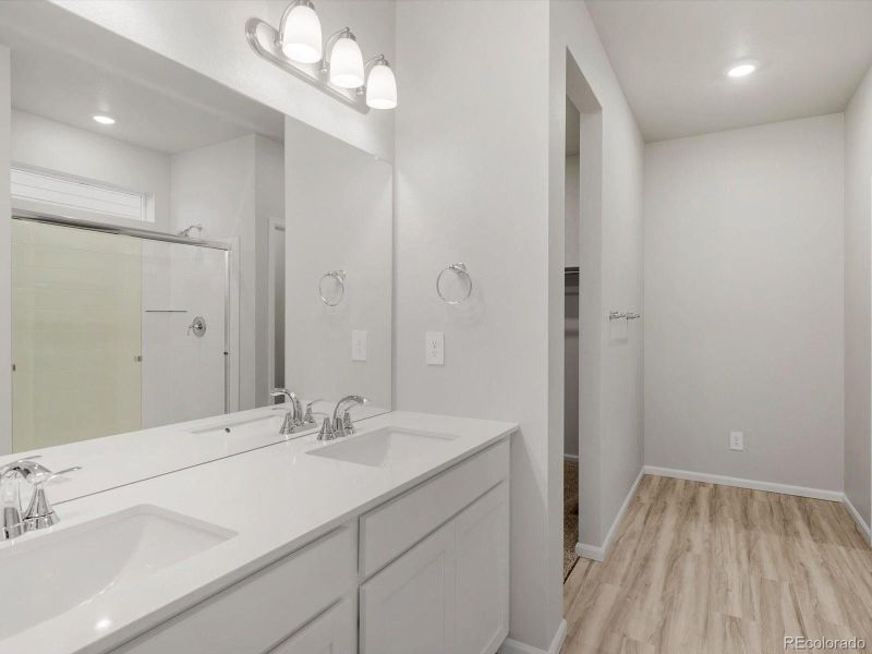 Furnished interior view inside a new home in Buffalo Highlands: The Canyon Collection, Commerce City (Image 10). Furnished interior view inside a new home in Buffalo Highlands: The Canyon Collection, Commerce City (Image 10).