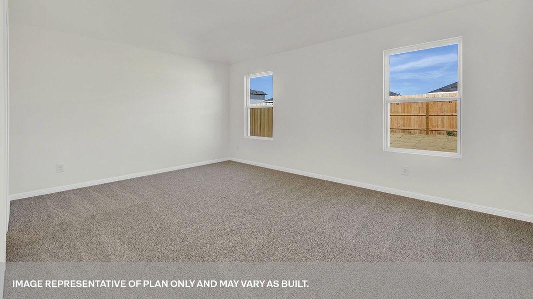 Representative unfurnished interior of a home built from the The Caden by D.R. Horton in Paramount, Kyle (Image 18). Representative unfurnished interior of a home built from the The Caden by D.R. Horton in Paramount, Kyle (Image 18).