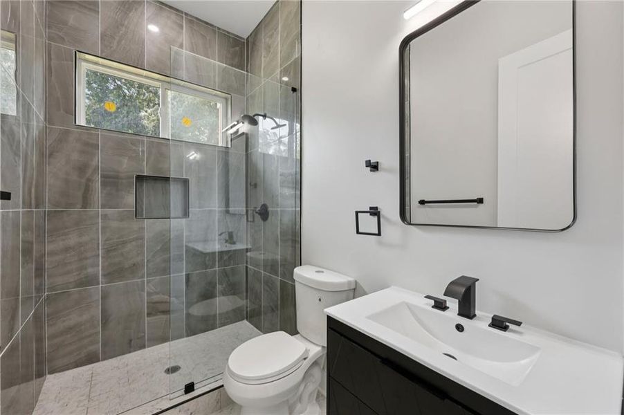 Furnished interior view inside a new home in , Atlanta (Image 9).