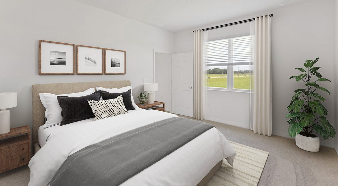 Furnished interior view inside a new home in Highfield at Twisted Oaks, Wildwood (Image 4).