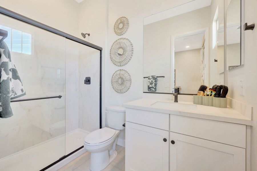 Representative furnished interior of a home built from the Garnet by Mattamy Homes in Las Ventanas, Goodyear (Image 40).
