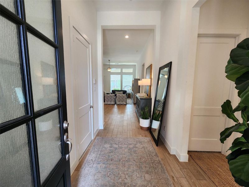 Furnished interior view inside a new home in The Woodlands Hills, Willis (Image 8).