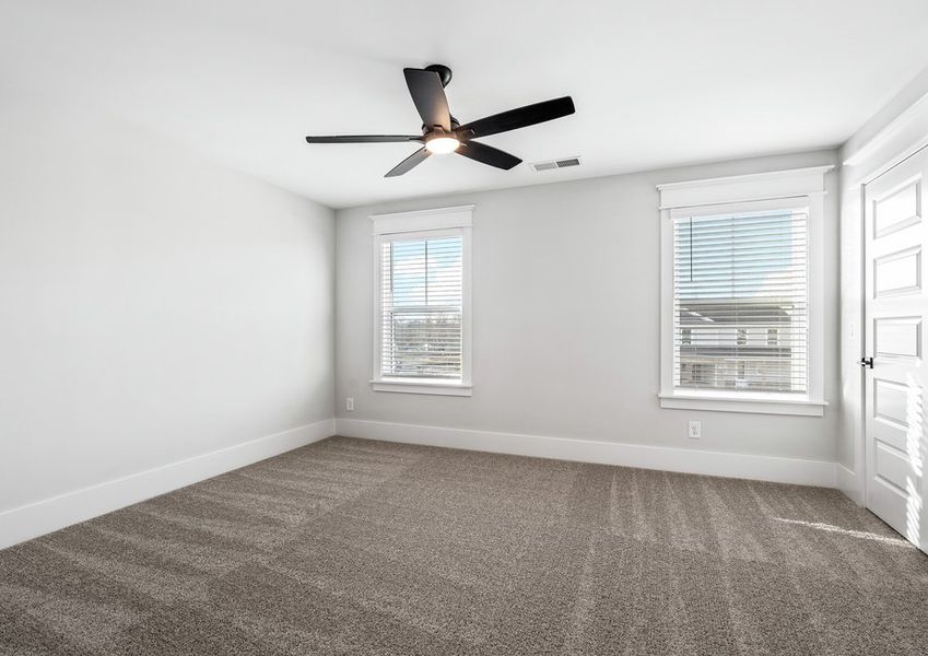 Large secondary bedrooms are located throughout the home.