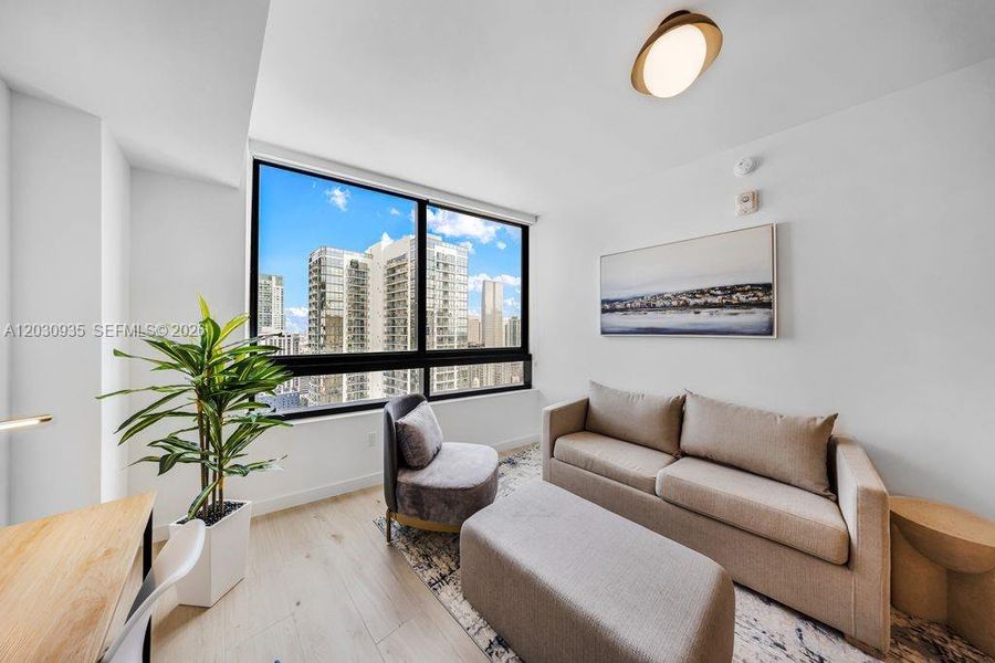 Furnished interior view inside a new home in , Miami (Image 35).